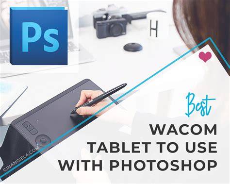 Wacom tablet in Photoshop workflow diagram