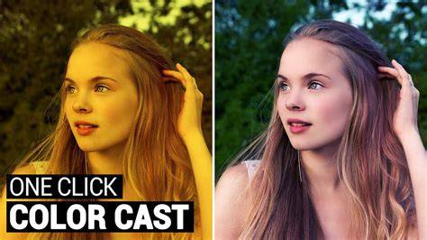 illustrative yellow cast in photography color balance diagram