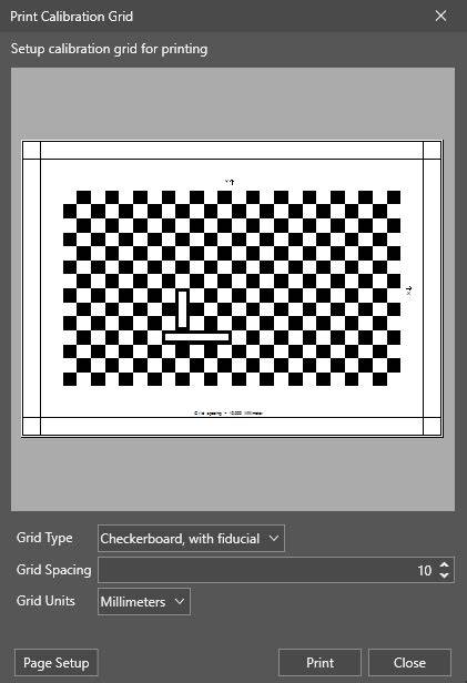 Grid calibration for real-world sizing