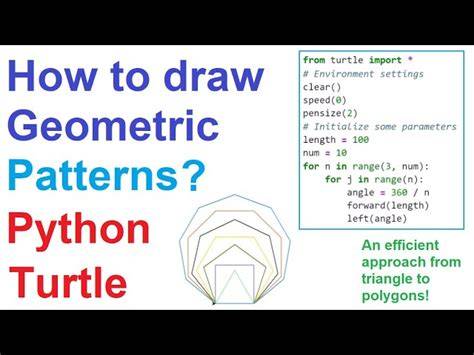 Python Turtle shapes gallery