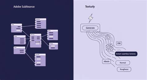 comparison of texture workflows with substance alternative