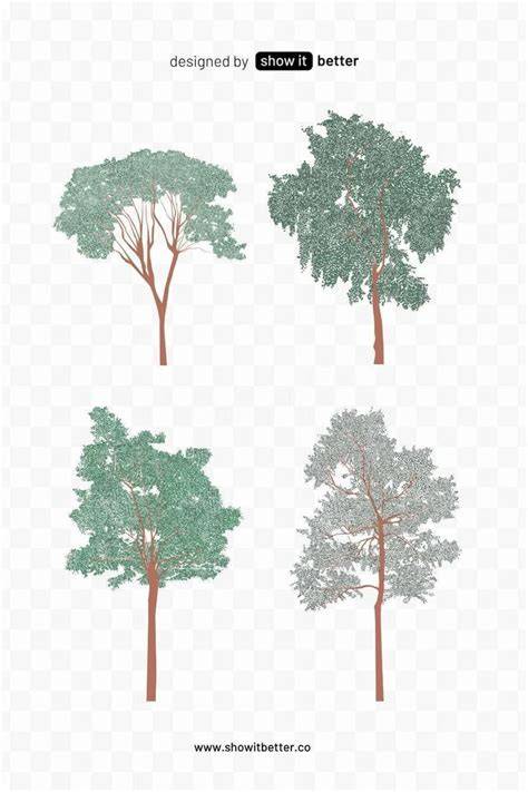 tree assets for Photoshop visual catalog