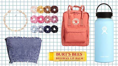 visual guide VSCO Girl accessories