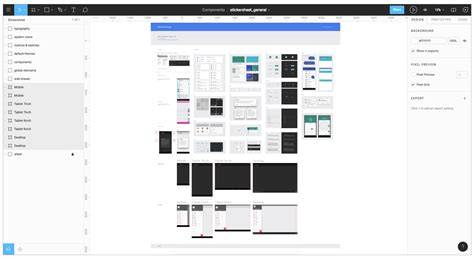 Figma interface overview and tools layout