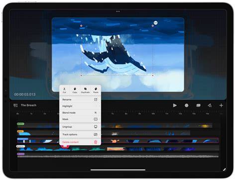 Procreate Dreams user interface overview