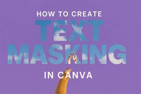 Procreate text masking steps diagram