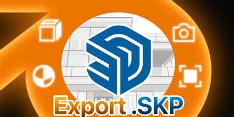 schematic infographic of SKP export workflow