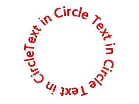 circle text circle integration for logo