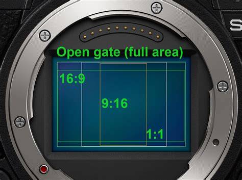 cinematic look with 6K sensor and open gate