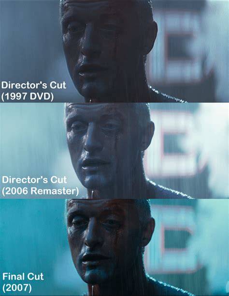 Blade Runner final cut visual comparison