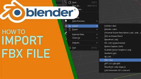 Blender FBX Import Pipeline Diagram