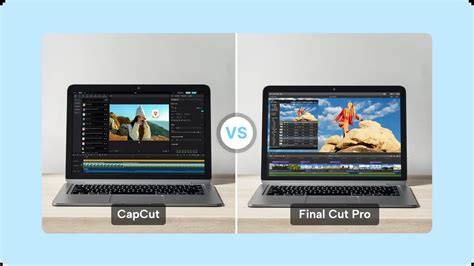 CapCut vs Final Cut Pro capabilities infographic