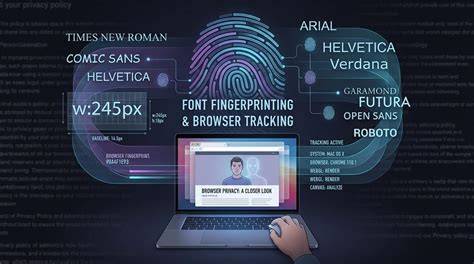 font-rendering fingerprinting concept