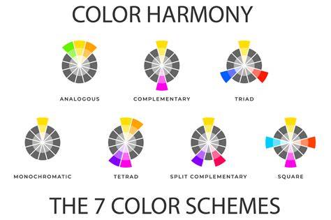 Blue color harmonies and palette examples