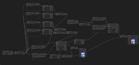 ComfyUI node graph layout concepts infographic