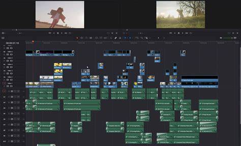 DaVinci Resolve timeline UI overview