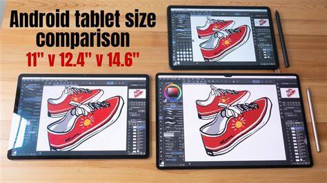 illustrative comparison of 13.3 inch drawing tablets