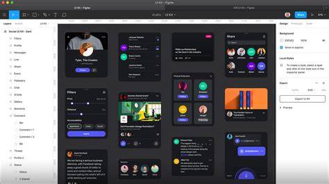 Figma desktop app interface overview