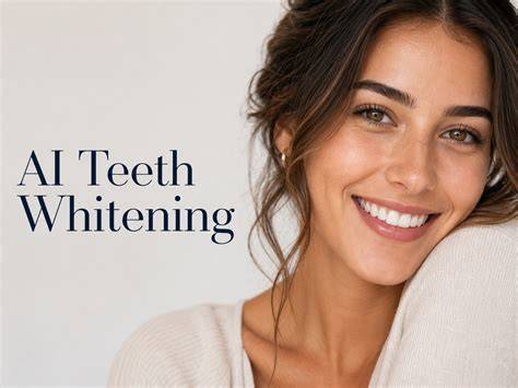 AI detection and teeth whitening workflow