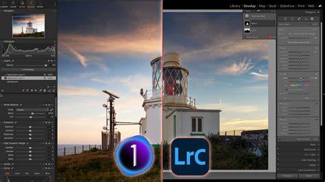 image comparison of Capture One vs Lightroom UI