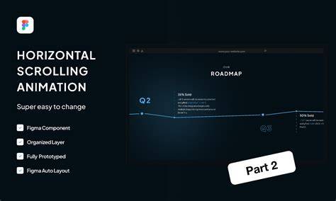 horizontal scrolling layers panel concept