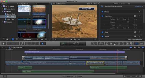FCP X interface comparison