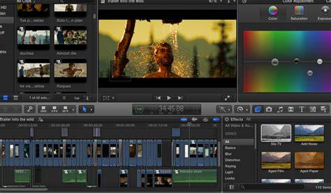 Final Cut Pro X workflow infographic