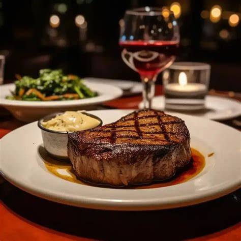 plate and ambiance of Final Cut Steakhouse