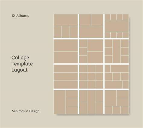 Infographic of collage layouts and freestyle vs grid