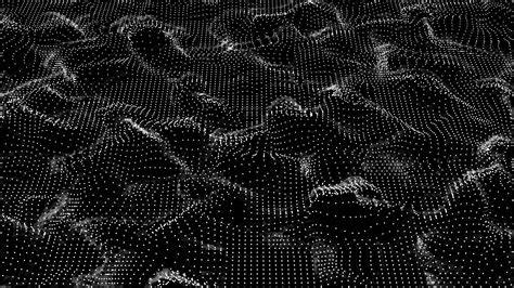 Halftone dots grid visualization