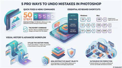 photoshop undo overview infographic