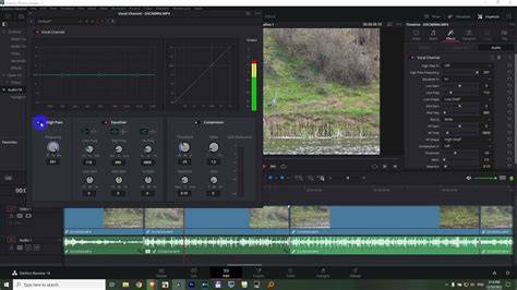 wind reduction high pass DaVinci Resolve