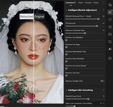 Illustrative portrait retouching workflow