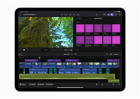 infographic comparing Final Cut Pro iPad vs Mac features