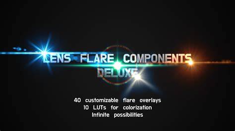 Lens flare components infographic