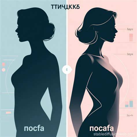 before-and-after silhouette comparison