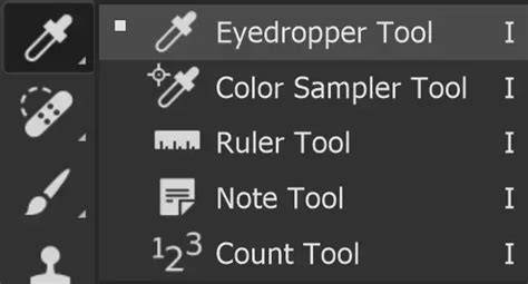 color sampling in Photoshop Eyedropper