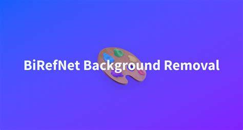 background removal infographic for BiRefNet