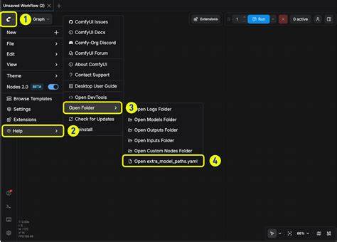 yaml configuration layout for comfyui models