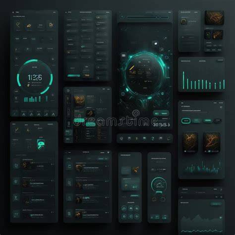 enhanced user interface with dark theme