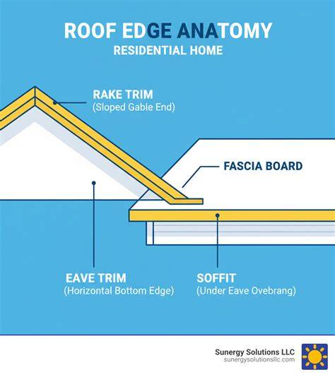 Installation diagram of rake tiles on gable end
