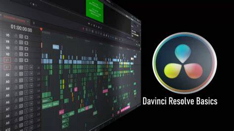 DaVinci Resolve timeline organization concept