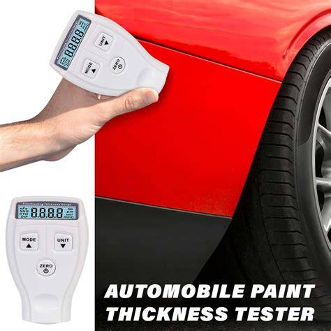 Automotive paint thickness measurement diagram