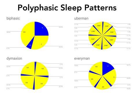 Infographic: Polyphasic Sleep Schedules Compared