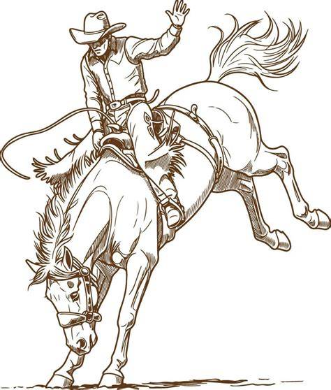 horse anatomy sketch rodeo illustration CSP