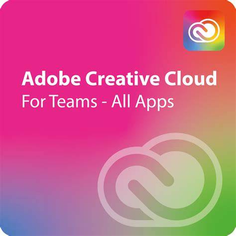 infographic of Creative Cloud for Teams licensing and workflow