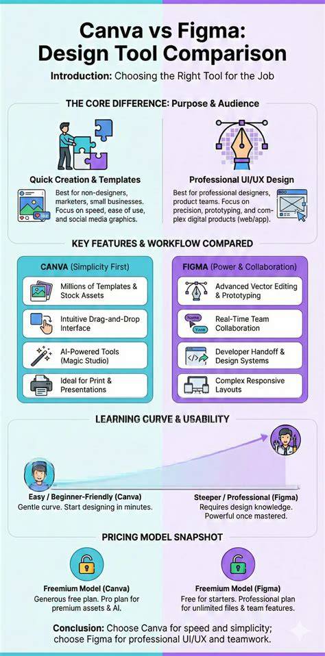 Canva vs Figma overview graphic (comparison)