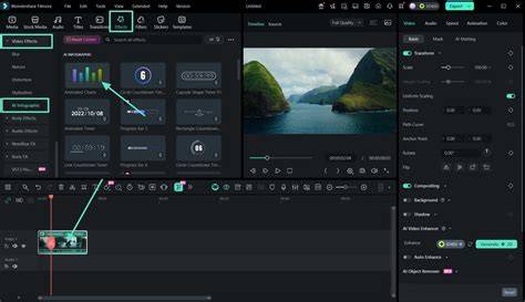 Filmora interface overview infographic