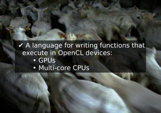 OpenCL support in GEGL operations