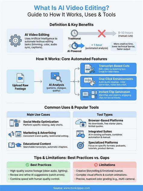 infographic of AI photo editing workflow